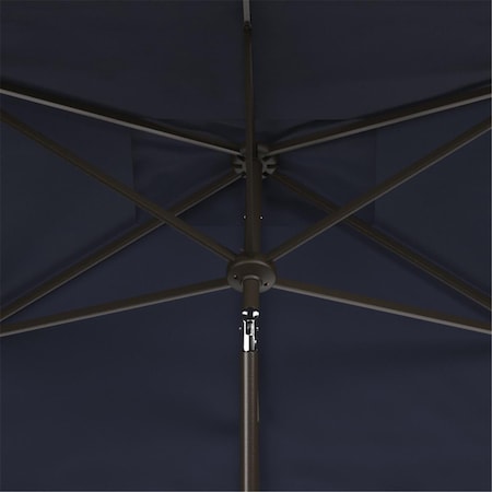 Safavieh 6.5 x 10 in. Venice Rectangle Umbrella Navy & White PAT8310A